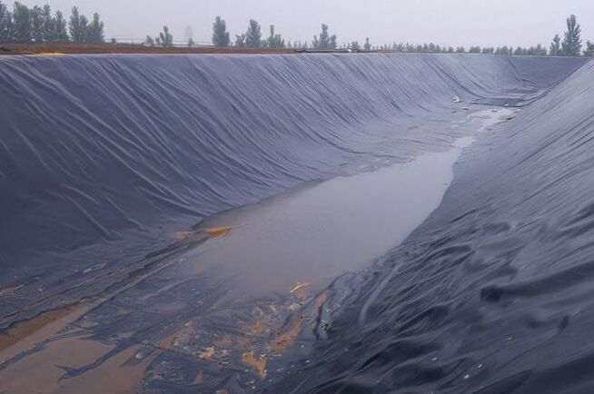 土工膜施工現場